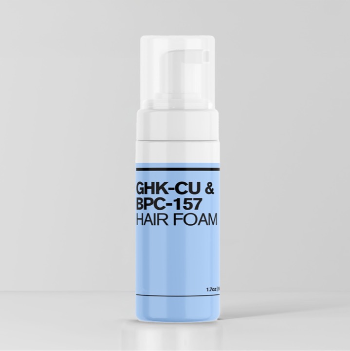 GHK-Cu + BPC-157 Hair Foam vial — Prime Bio Group