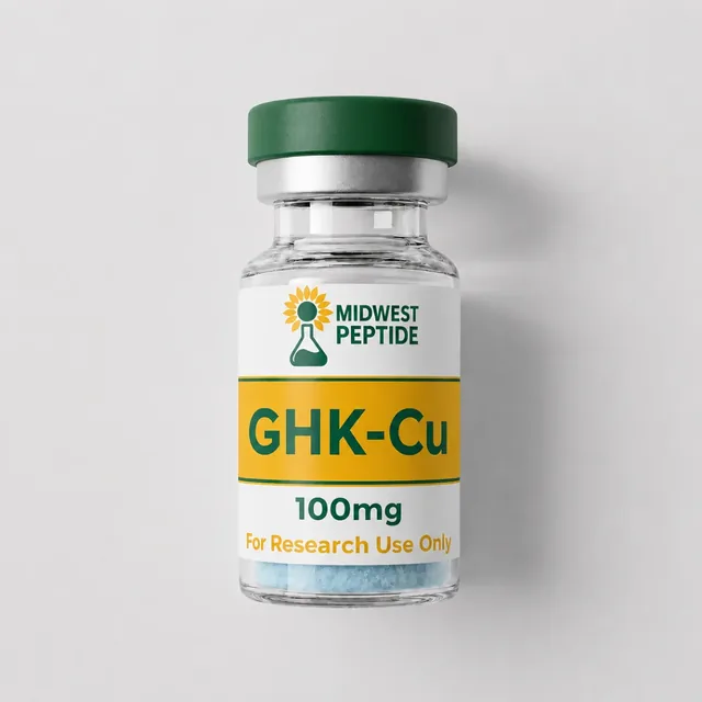 Midwest Peptide GHK-Cu 50mg research vial