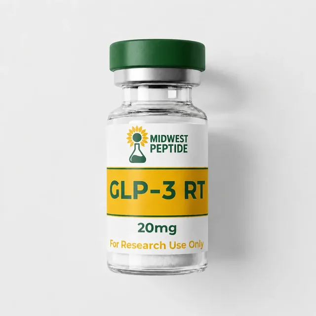 Midwest Peptide GLP-3 RT (Retatrutide) research vial