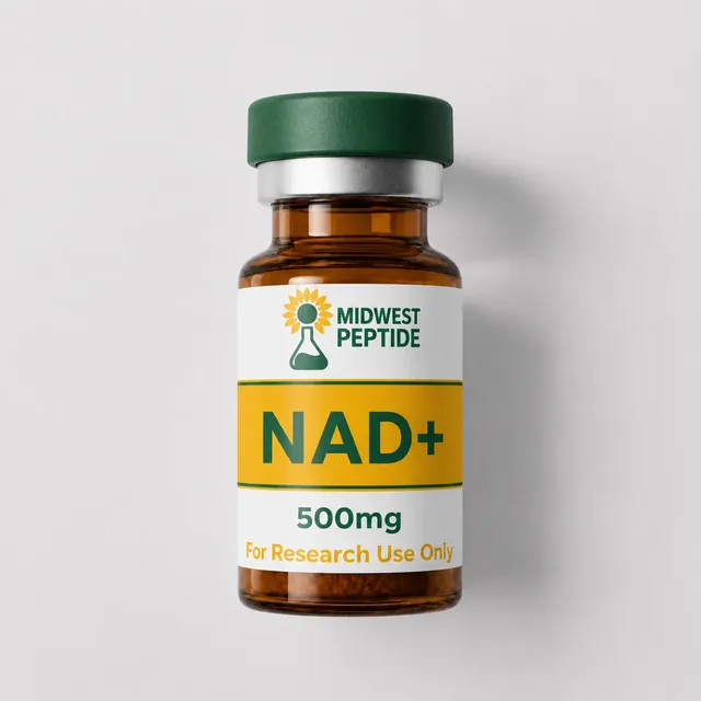 Midwest Peptide NAD+ 500mg research vial
