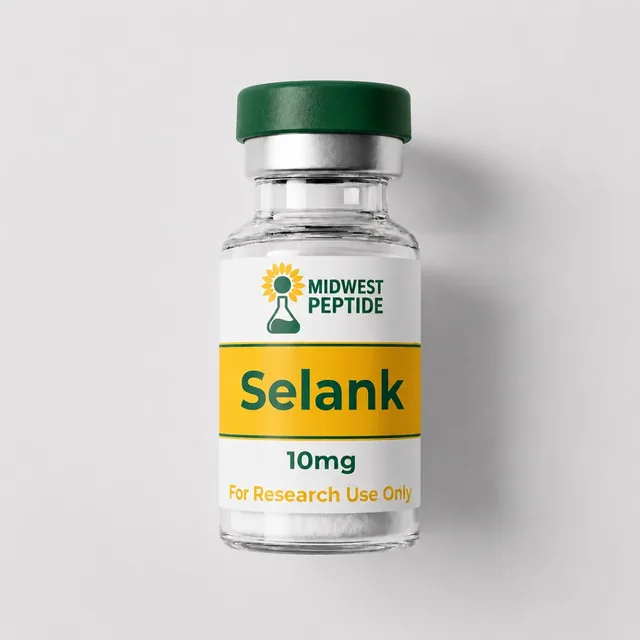 Midwest Peptide Selank 10mg research vial