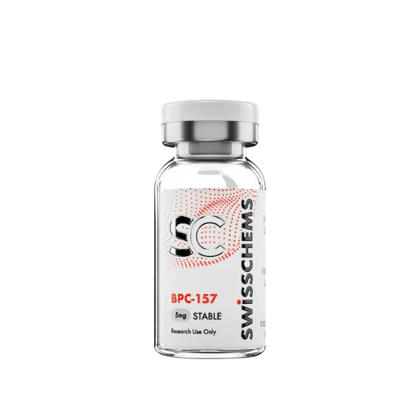 Swiss Chems BPC-157 with Arginine Salt research vial